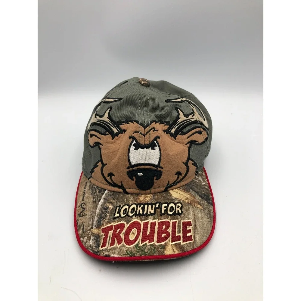Buck‎ Wear Baseball Hat Toddler Lookin For Trouble Camo Deer Adjustable Green